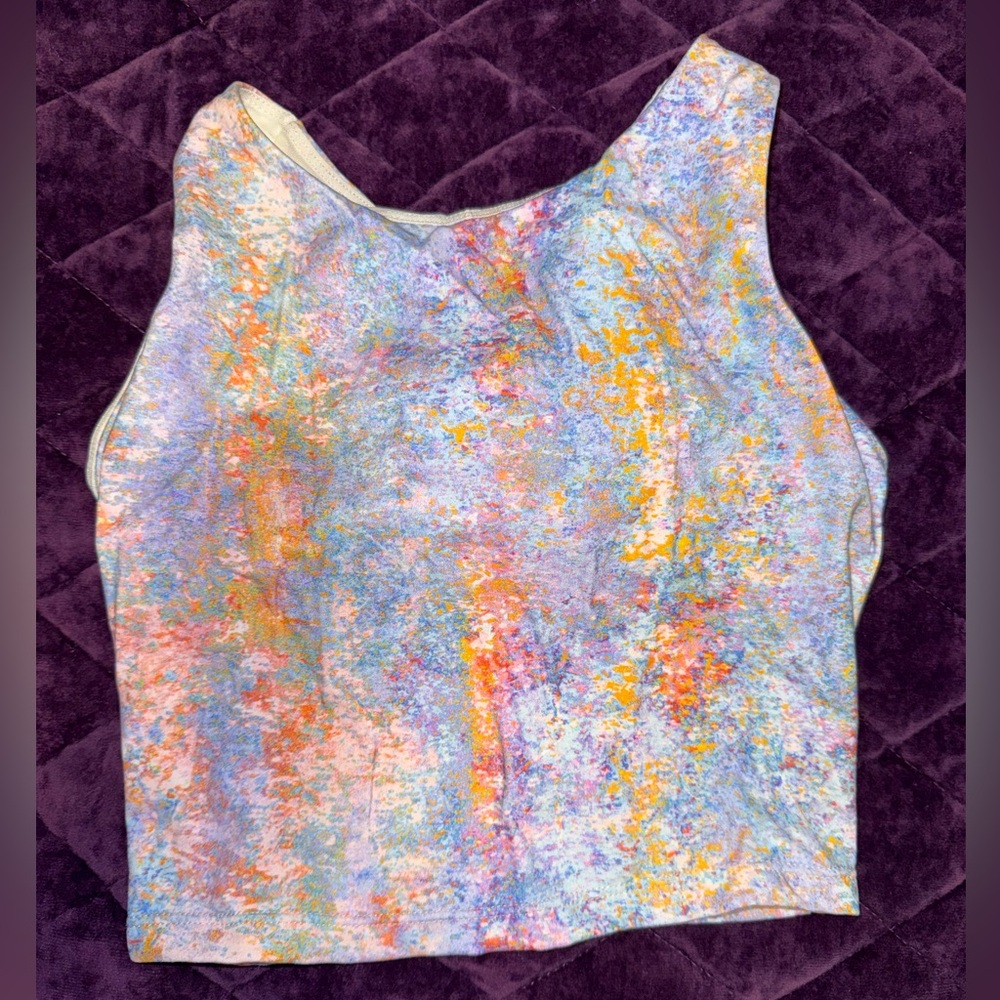 Mono B Colorful Abstract Women's tank Sports Bra